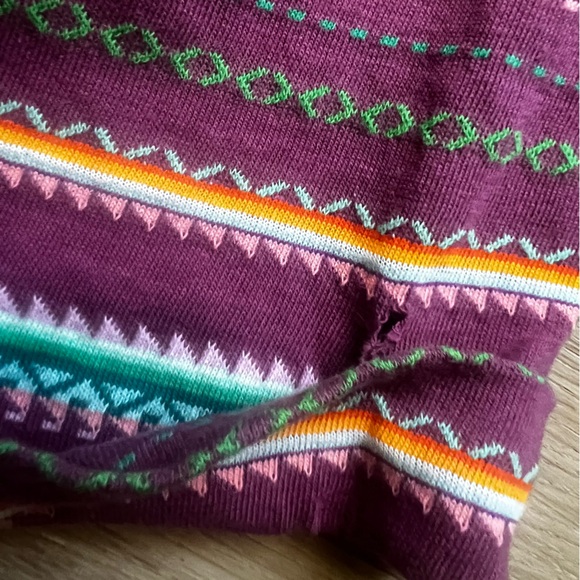 Vintage 60s 70s Pandora Scotchkin Stripe Collared Boho Eclectic Top - Picture 11 of 12